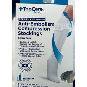 Anti-Embolism Compression Stockings M + TOP CARE Healt Made In U S A🇺🇸18mmhg
